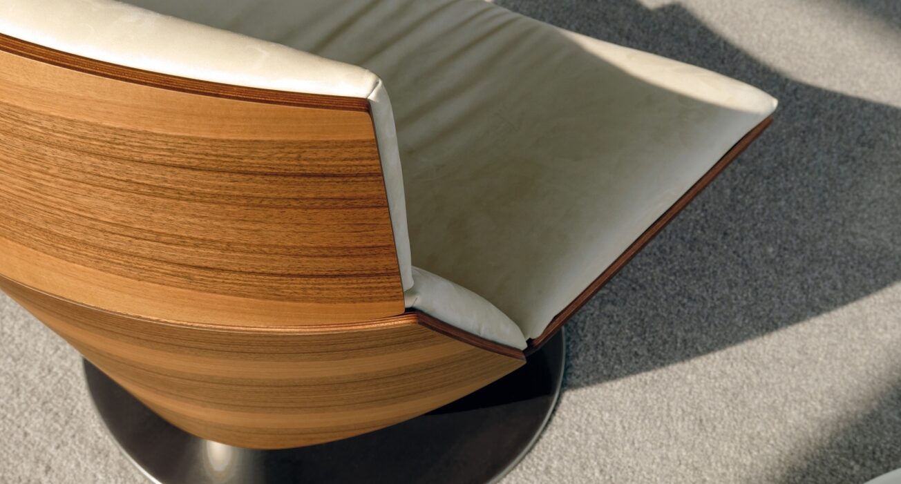 Swivel Armchair by Kara Aston